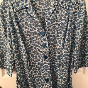 Vintage Cotton Dress w/ Matching Belt